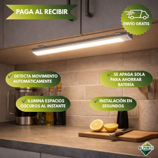 Barra Luz LED Con Sensor De Movimiento