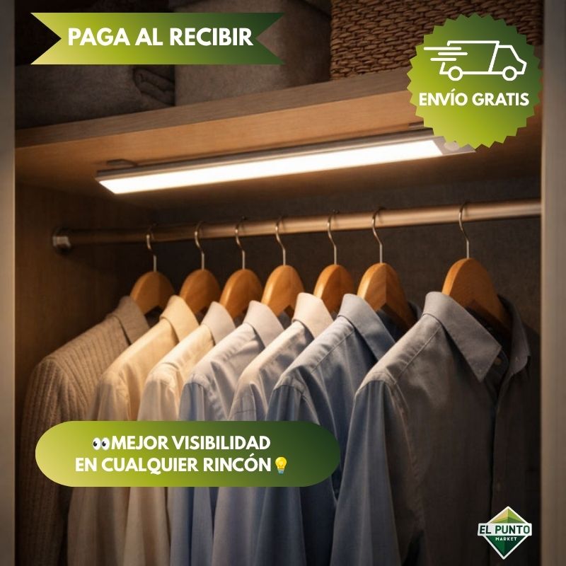Barra Luz LED Con Sensor De Movimiento