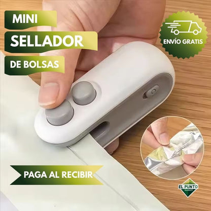 Mini Sellador Portátil Para Bolsas - Mantén Tus Alimentos Frescos por Más Tiempo