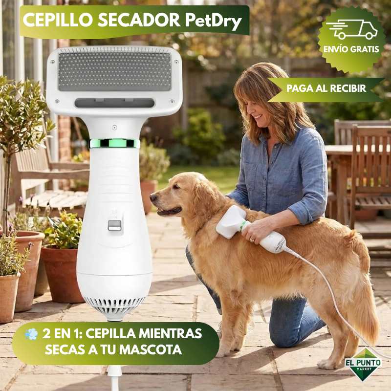 Cepillo Secador PetDry