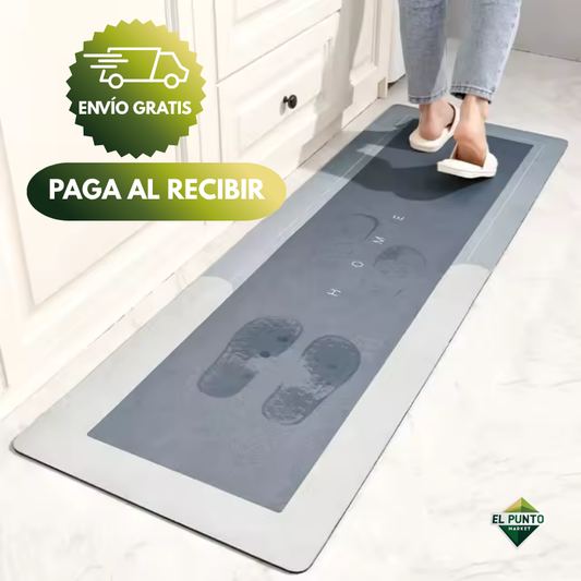 Set 2 Alfombras De Cocina Antideslizante Ultra Absorbente