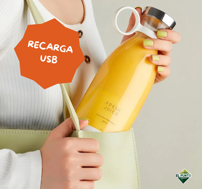 Mini Licuadora Portatil - ¡Prepara tus Jugos y Batidos Frescos en Segundos!
