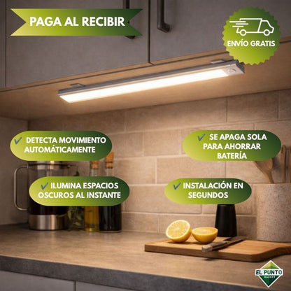 Barra Luz LED Con Sensor De Movimiento