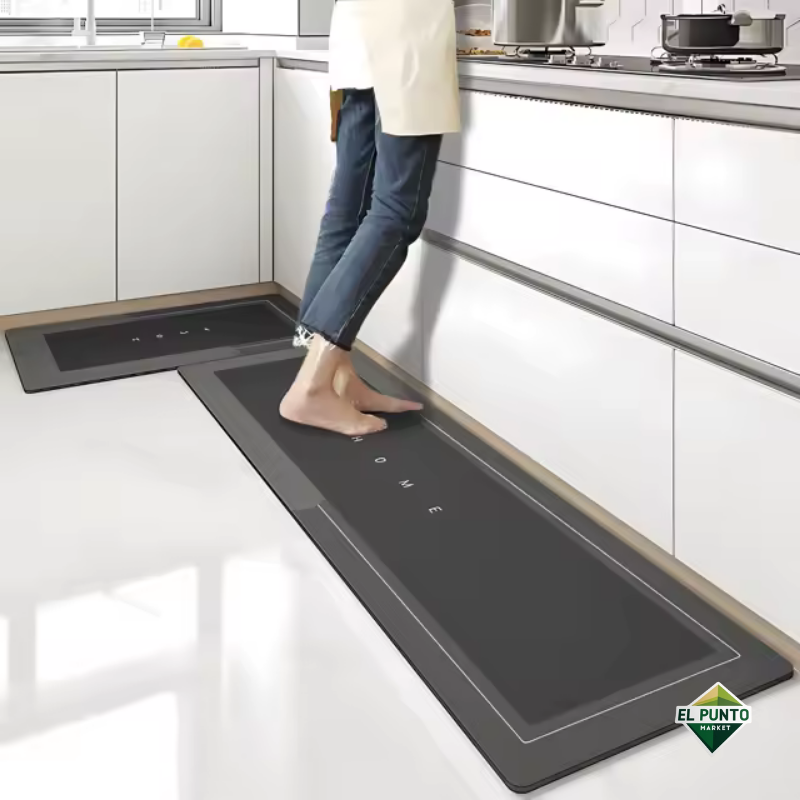 Alfombras De Cocina Antideslizante Ultra Absorbente - ¡Basta de pisos mojados y resbalones en tu cocina!