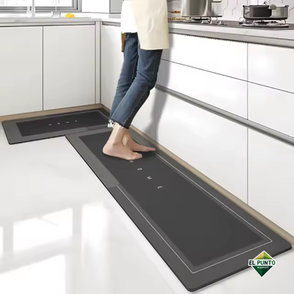 Alfombras De Cocina Antideslizante Ultra Absorbente - ¡Basta de pisos mojados y resbalones en tu cocina!