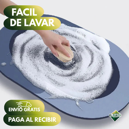 Alfombras De Cocina Antideslizante Ultra Absorbente - ¡Basta de pisos mojados y resbalones en tu cocina!