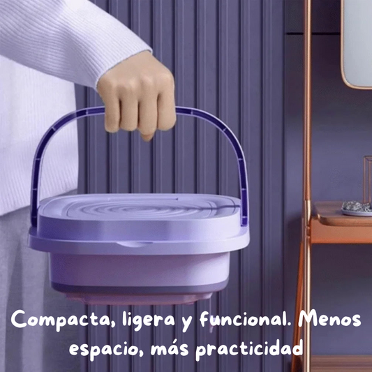 Mini Lavadora Portátil Plegable - Tu ropa lista en minutos sin esfuerzo