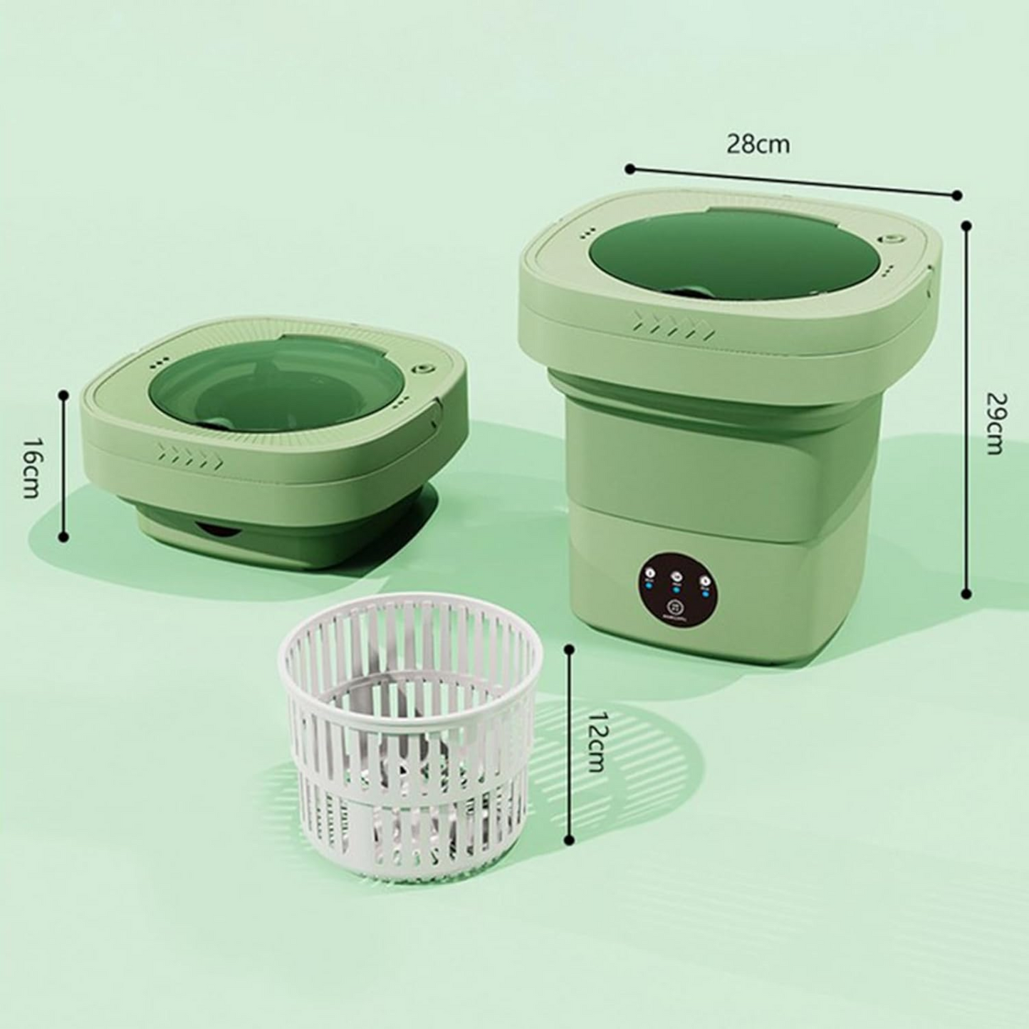 Mini Lavadora Portátil Plegable - Tu ropa lista en minutos sin esfuerzo