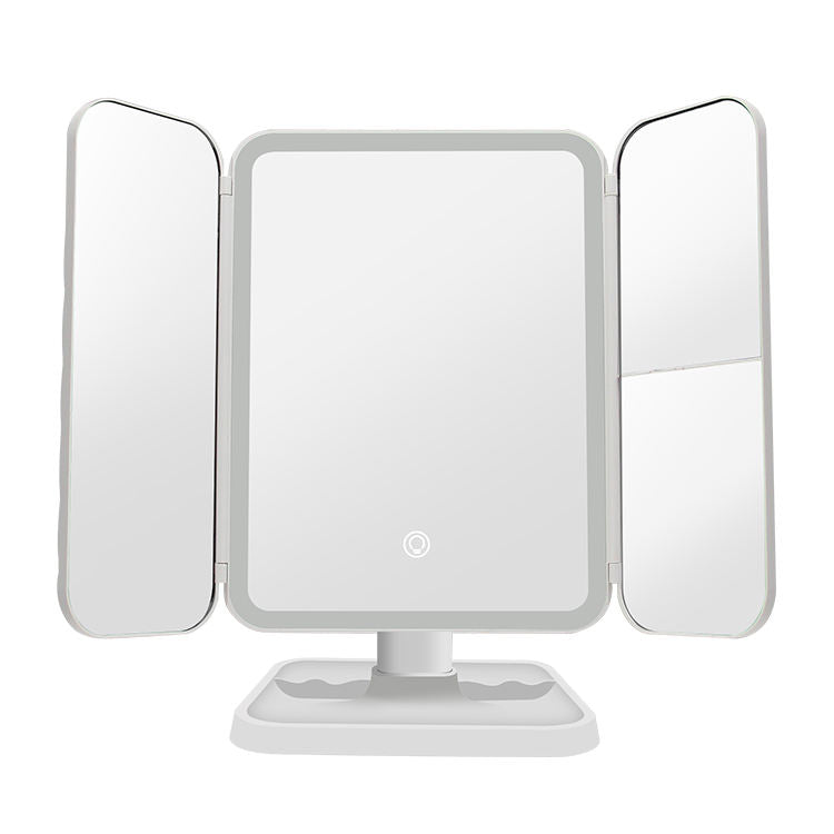 Espejo Luz Led Triplegable de Maquillaje - ¡El accesorio que tu hija siempre quiso!